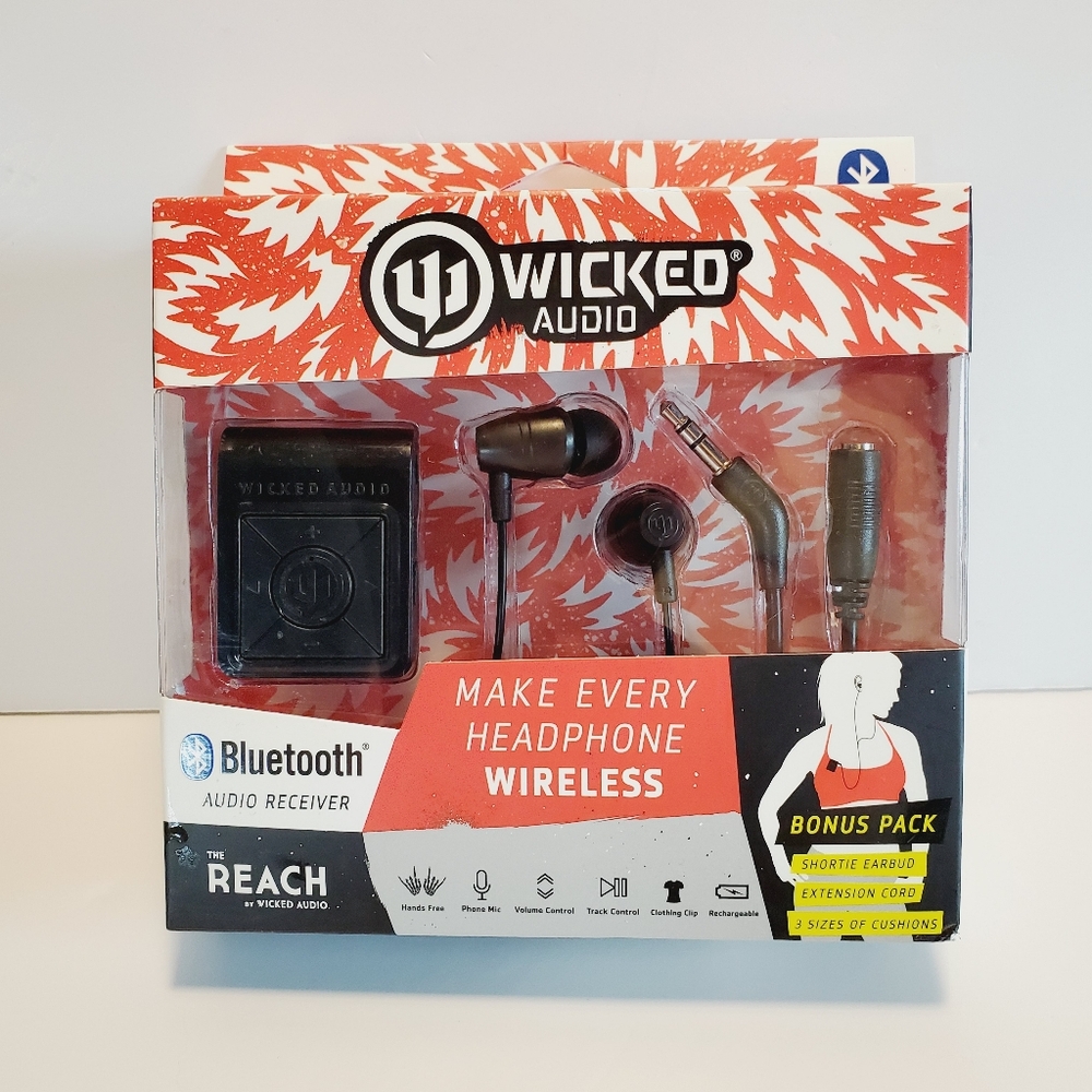 Wicked Audio Bluetooth Audio Receiver - Black